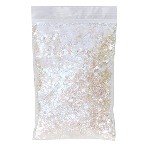 50g Nail Art Glitzer Pailletten - Glänzender Nagel Glitter Pulver Sechseckige Form Glitzer Kosmetik Festival Pulver…