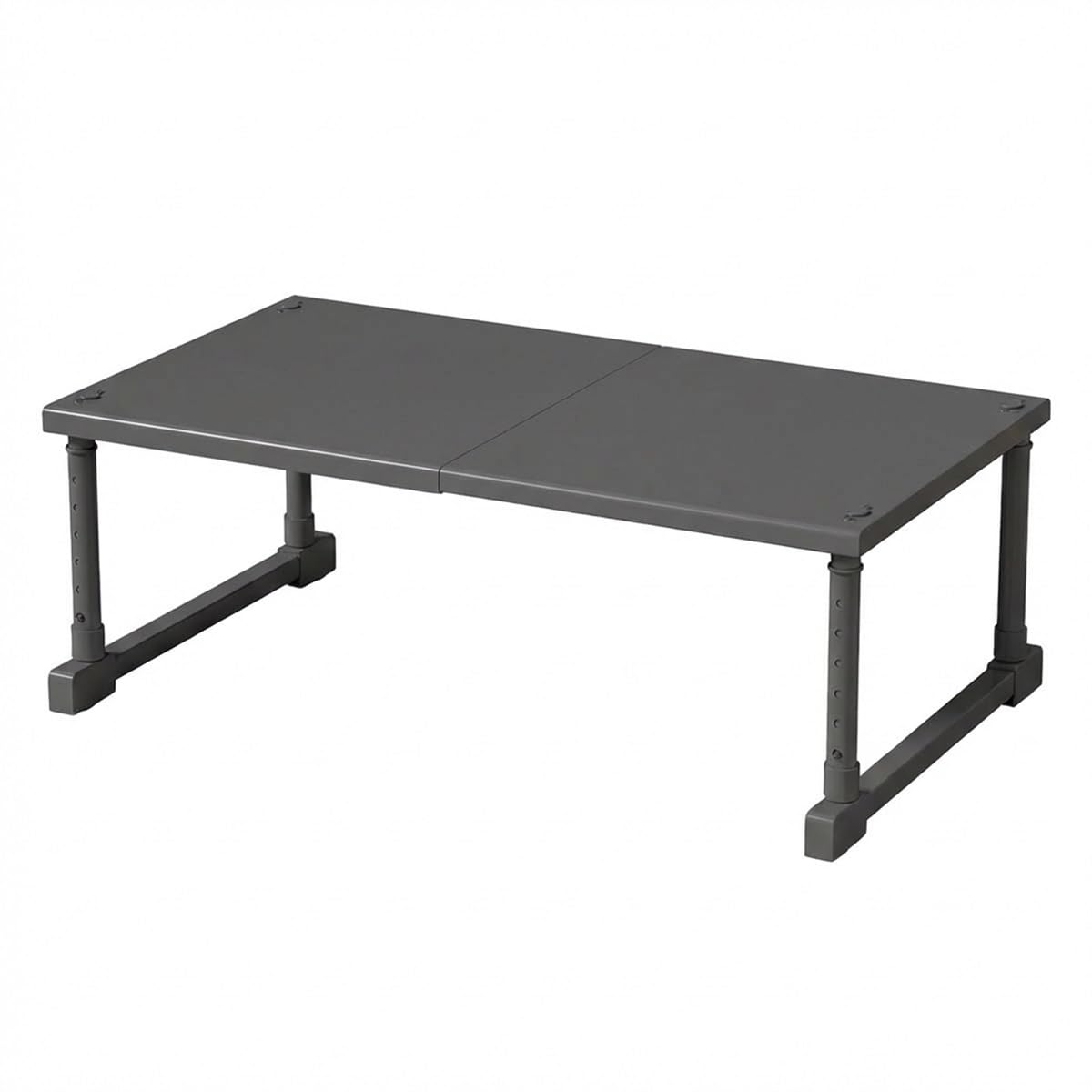 Estante extensible para armario que duplica el espacio de tu cocina negra