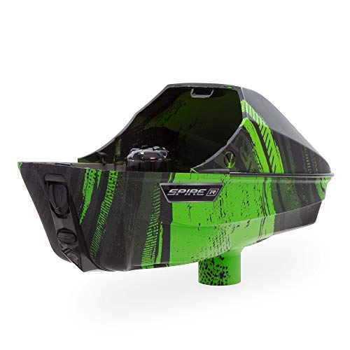 Virtue Spire IR Electronic Paintball Loader/Hopper - Graphic Lime - Thumbnail 2