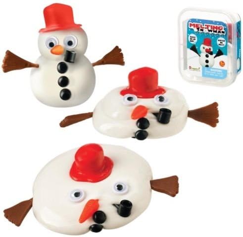 Melting Snowman Build and Watch Melt! Tactile Occupation Therapy Ages 5+