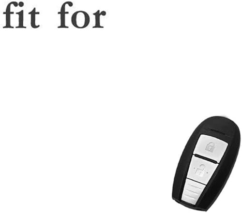 Miniatura 3 de SEGADEN Funda protectora de silicona compatible con SUZUKI 2 botones remoto llavero CV4543 negro