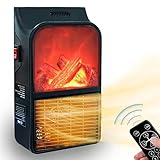 Ahorro De EnergíA Calentador, Calentador De HabitacióN Con Control Remoto, Mini Calentador EléCtrico PortáTil Con ProteccióN Contra El Sobrecalentamiento, CalefaccióN RáPida (900w)