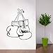 KDSMFA deportes pared arte guantes de boxeo pared vinilo calcomanía deportes de lucha murales arte decoración interior del hogar boxeo pared pegatina 57x69cm