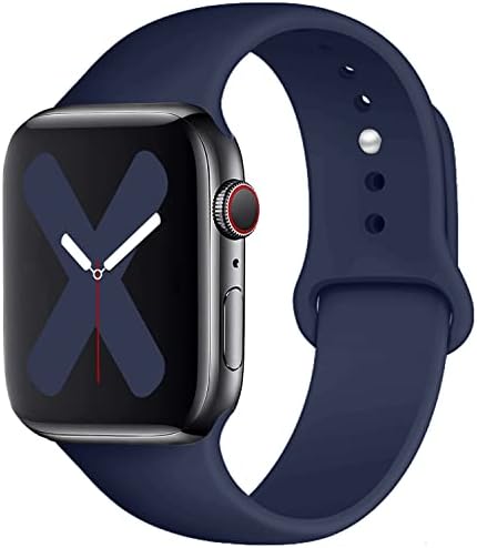 Saucyi Compatible with Apple Watch Band 41mm 40mm 38mm 49mm 45mm 44mm 42mm,Soft Silicone Sport Band Replacement Strap with Classic Clasp for iWatch Series 8 7 6 5 4 3 2 1 SE Saucyi Compatible with Apple Watch Band 41mm 40mm 38mm 49mm 45mm 44mm 42mm,Soft Silicone Sport Band Replacement Strap with Classic Clasp for iWatch Series 8 7 6 5 4 3 2 1 SE