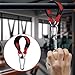 Punch Bag Hanger Strap – Adjustable Suspension Strap, Steel Ring Hook | Outdoor Punch Bag Mounting Tool, Hammock Sandbag Holder with Strength Training Setup, Fitness Gear at Home or Garden