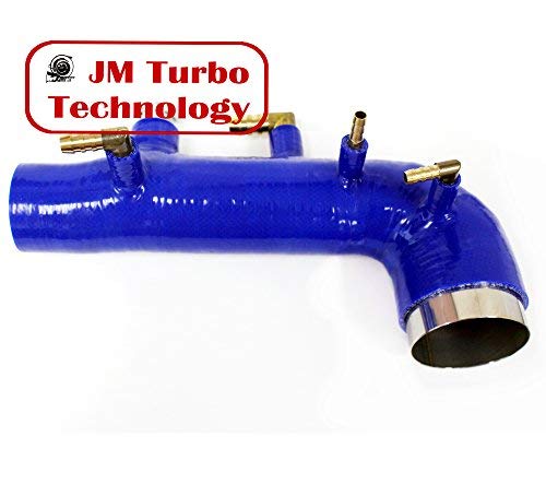 JM Turbo For 02-04 Subaru Wrx Sti Ej20 Ej25 Turbo Intake Inlet Silicone Blue New
