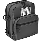 Oumurs Motorcycle Handlebar Bags,600D Nylon Water-resistant Universal Bar bag American Flag Sissy Bar Bag Front Fork Storage Accessory Bag, For Softail Dyna Sportsters Dirt Bike Scooter E-bike Bicycle