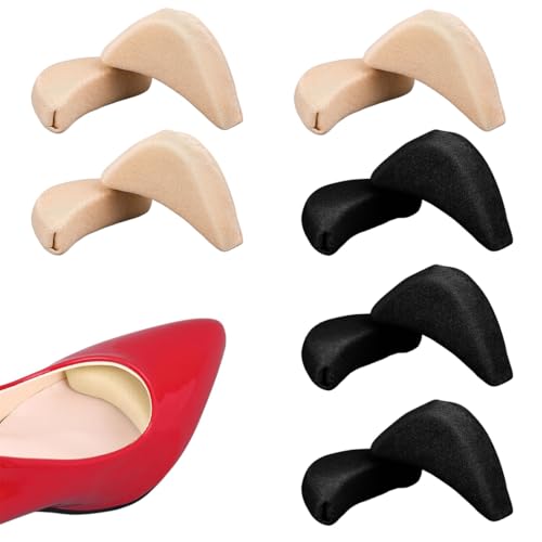 JYNVO Lote de 12 plantillas para zapatos, almohadillas protectoras de dedos, almohadillas para juanetes, plantillas para zapatos de gran tamaño, amortiguación para talón alto