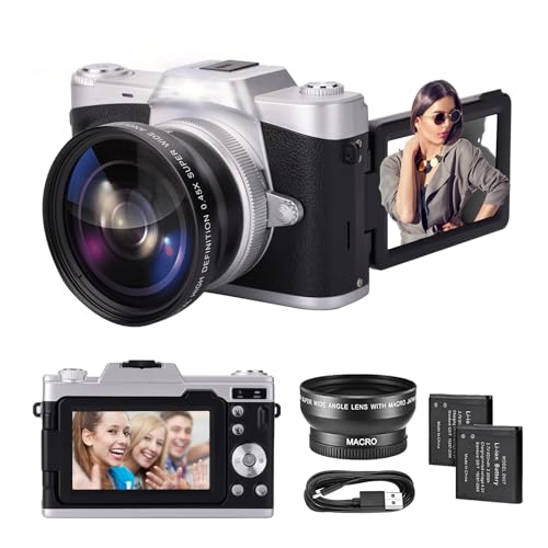 Cámara Digital 4K Compacta con Lente Macro y Pantalla Giratoria miniatura 1