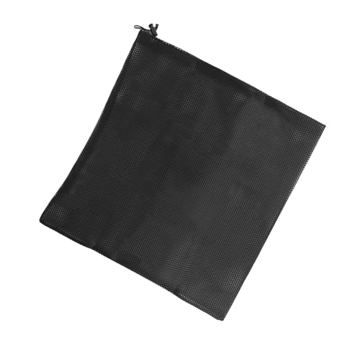 ZONADAH 2 Pcs Pump Mesh Bag 47x47cm Pond Pump Filter Bag Black Pump Barrier Bag Anti-Clogging Mesh Media Bag with Drawstring Home Water Filter Accessories - Image 2