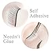30 Pairs Practice Lash Strips Training Lashes for Eyelash Extensions Supplies Practice Eyelash Strips Lash Training Kit Lash Extension Supplies for Mannequin Head Beginner by SRCKFIZ