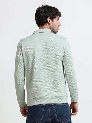Image of Men's Linen Floral Printed Casual Cuban Collar Half Sleeve