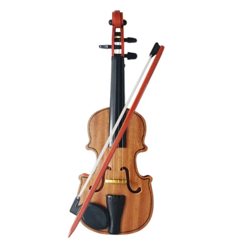 Galpada Kinder Violine Spielzeug Holz Realistisches Musikinstrument Modell FüR Musikalische FrüHerziehung Ab 2 Jahren Mit Geigenstab FüR Zuhause Und Kindergarten