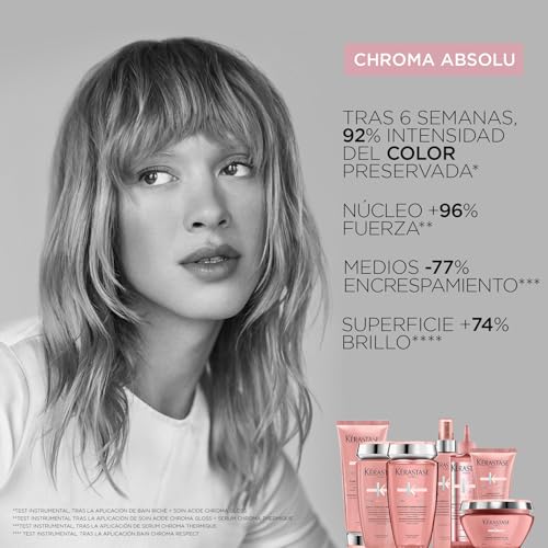 Miniatura 4 de Kérastase Chroma Absolu, Champú Protector, Para Pelo Coloreado y Sensibilizado, Champú Sin Sulfatos*, Bain Chroma Respect, 250 ml