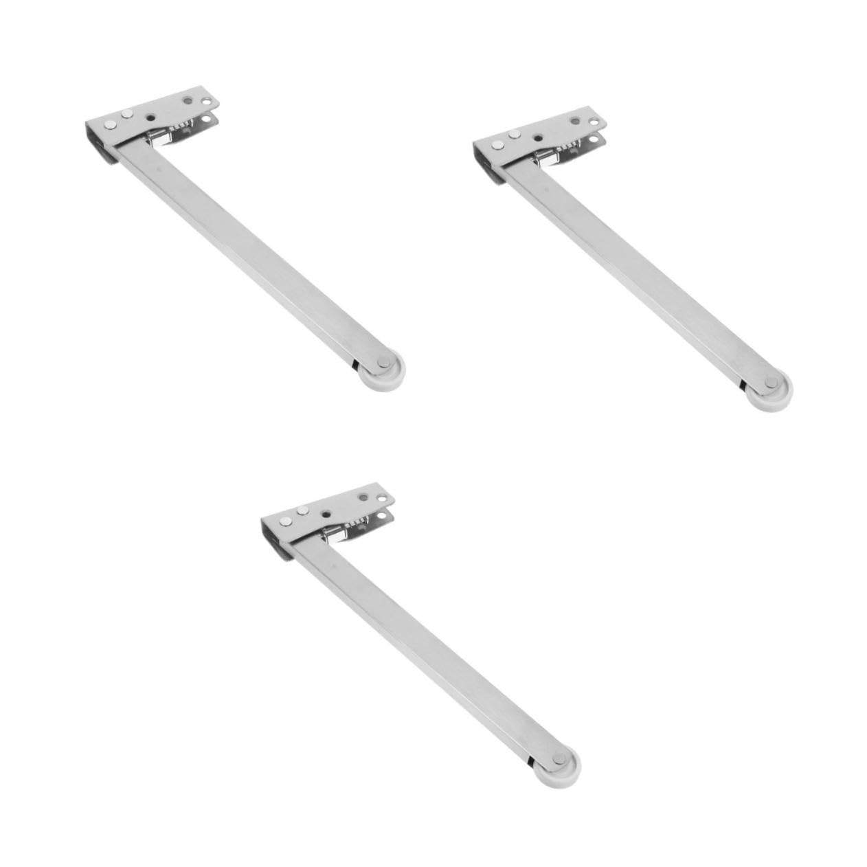 Coordinador de cierre para puertas de acero inoxidable: pack de 3 piezas automáticas