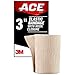 ACE Brand 3 inch Elastic Bandage with Hook Closure, 2-Pack, Great for Elbow, Ankle, Knee & More, Provide Support to Weak, Sore Muscles & Joint, Soft Elastic Material, Quality Design (207603-SIOC)