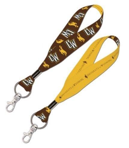 WinCraft NCAA University of Wyoming Cowboys Key Strap with 6 Inch Loop and Swivel Lobster Clasp