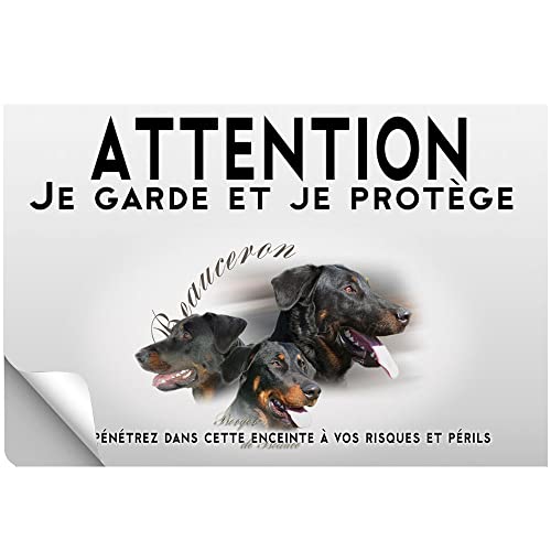 Stick Attention au chien beauceron Cover