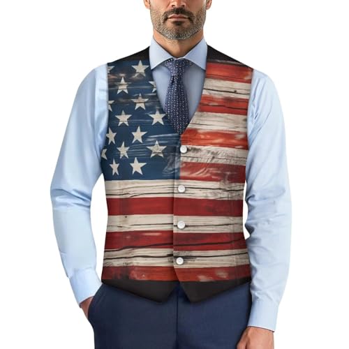 Men Slim Fit Herringbone Suits Vest with Buttons Work Wedding Formal Waistcoat Vest