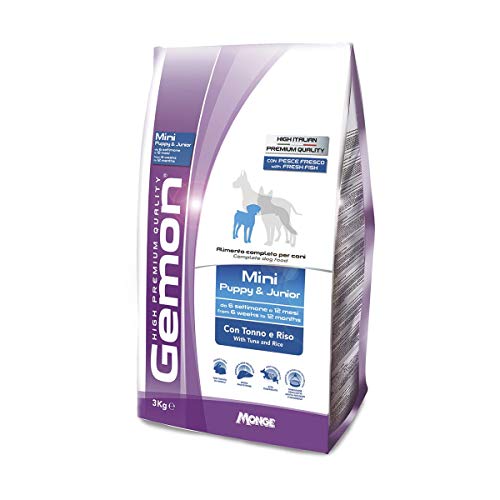 Monge Gemon mini Puppy & Junior con tonno e riso 3 kg