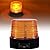 Magnetic Cordless Beacon Light,Amber Rechargeable Strobe Lights for Trucks,Portable Flashing Emergency Safety Warning Light for Postal Construction Vehicles Snowplow Golf Carts,Day/Night Visibility
