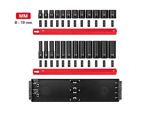 Image of TEKTON 3 /8 Inch Impact Socket Set, 24-Piece | SID91209