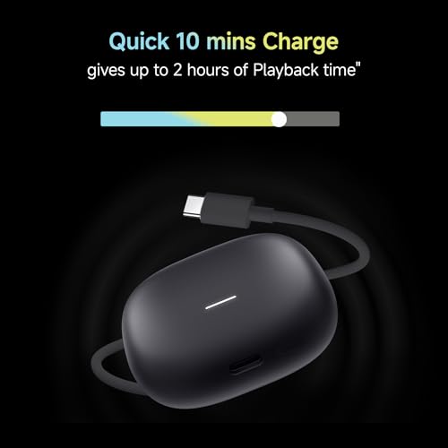 Image of Redmi Buds 5C Bluetooth TWS in Ear Earbuds,Up to 40Db Hybrid Noise Cancellation,Quad Mic,Custom Eq,10Mins Charge for 2Hours Life,Up to 36Hrs Playback,Gaming TWS|Bass White