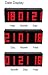 LambTown Digital Led Countdown Timer Electronic Alarm Clock with Temperature Date - Red