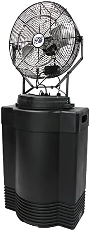 Maxx Air Premium Misting Fan w/Standalone Tank, Swamp Cooler for Commercial, Residential, Athletic Use (Mid Pressure 18")