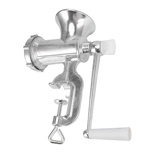 Haofy Picadora de Carne Manual Cuchillas de Acero Inoxidable 304 con Cuerpo de Aleación de Aluminio para Picar Granos, Verduras, Embutidora de Salchichas para Cocina Casera, Apartamentos Pequeños,