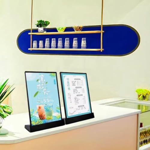 Cadre d'affichage de menu rétroéclairé tactile pour comptoir - 2