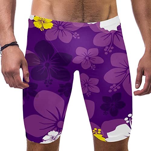 Bañador de natación morado para tus días de piscina y vacaciones tropicales