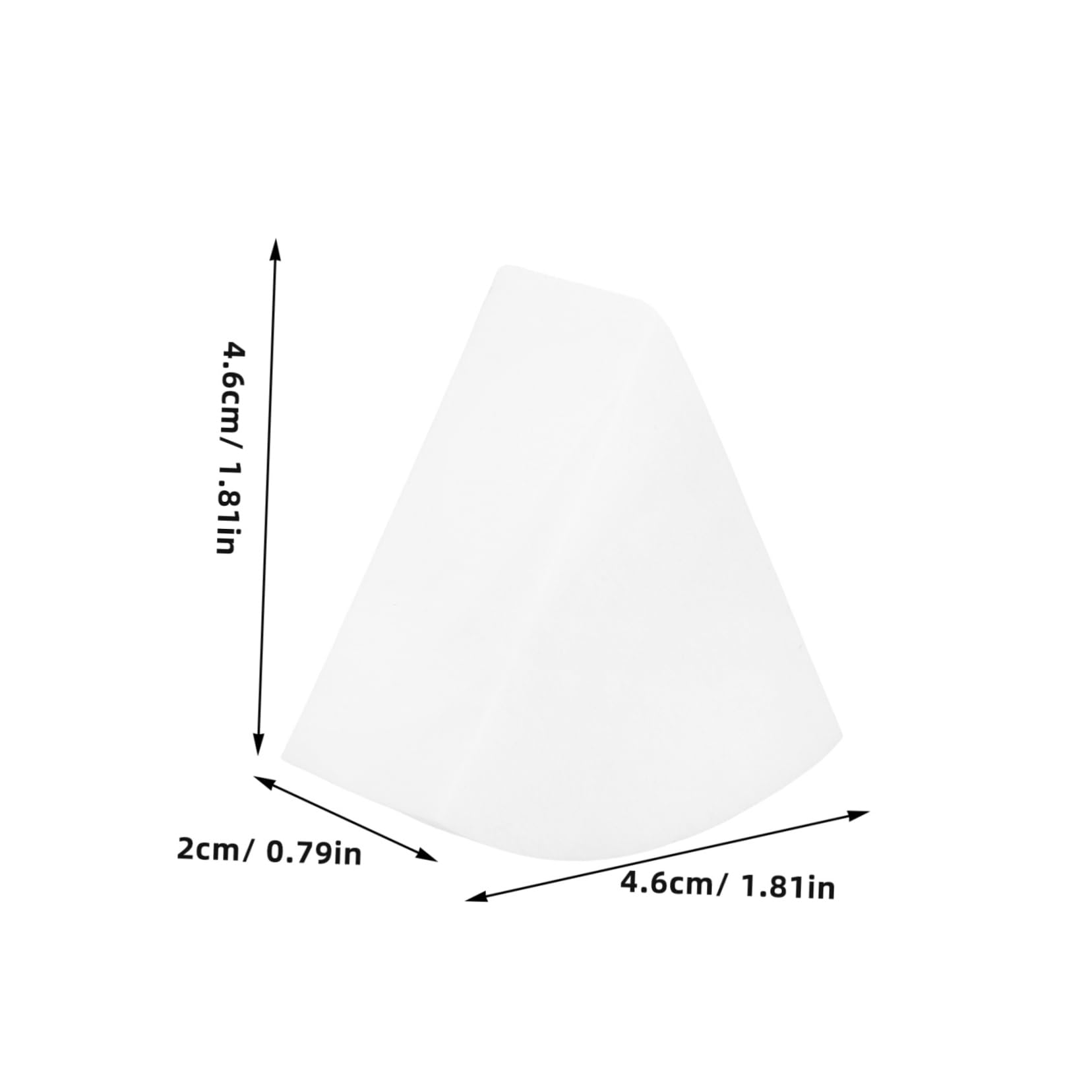 Mikinona Set of 12 Soft Triangle Powder for Face Body Makeup Setting Reusable Washable Makeup Tools