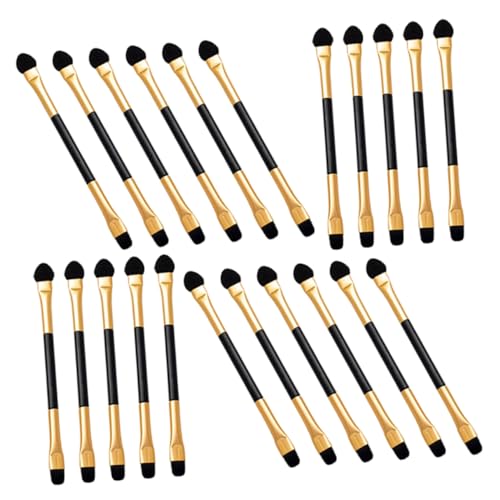 Healeved Double-ended Eye Shadow Brush Set 20pcs Fluffy Makeup Brush for Eye Precision Professional Personal Use