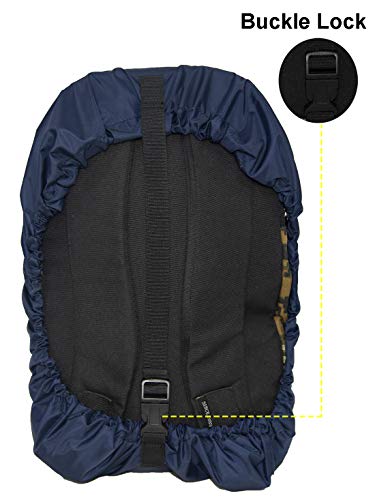 Image of KILLER Plastic Mini Rain and Dust Cover with Pouch for Small 12 L Backpacks, Navy