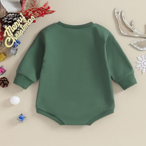 Newborn Baby Boy Girl Christmas One Piece Rompers Jumpsuit Long Sleeve Legging Bodysuit Playsuit Winter Clothes3