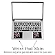 Laptop Haut Aufkleber Aufkleber, 12 13 13,3 14 15 15,4 15,6 Zoll Laptop Vinyl Haut Aufkleber Abdeckung Art Protector Notebook (2 Handgelenk Pad enthalten), wasserdicht abnehmbar, Rosa Herzen