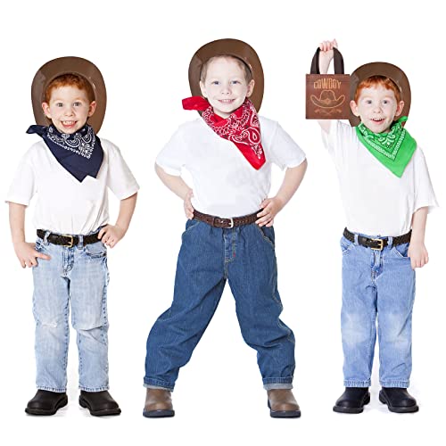 Satinior SATINIOR-COWBOY HAT-39 24 Pcs Cowboy Hat And Bags Set thumb #1
