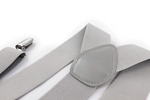 Suspensório Plus Size Com Largura De 3,5cm Ref 246 (Cinza Claro)