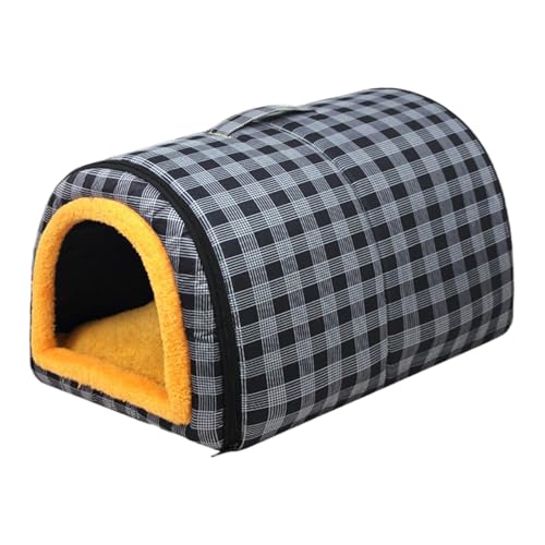 Cat Bed | 子猫や小型犬用ベッド 変換可能 - 冬夏対応 防水 家具調 動物用ケイブ 旅行や家庭でのシェルター 小型中型大型品種対応
