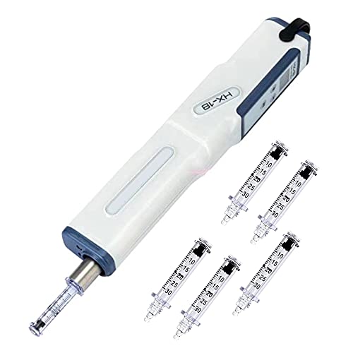 BIUYYY Hyaluronsäure Spritzen Stift für 0.3ml, Elektrischer Hyaluron-Stift, Schönheits Zerstäuber, Nicht-invasiv, Nadelfreier Stift, Feuchtigkeitsspendender Mikro Injektor, Hautpflege Vernebler Cover