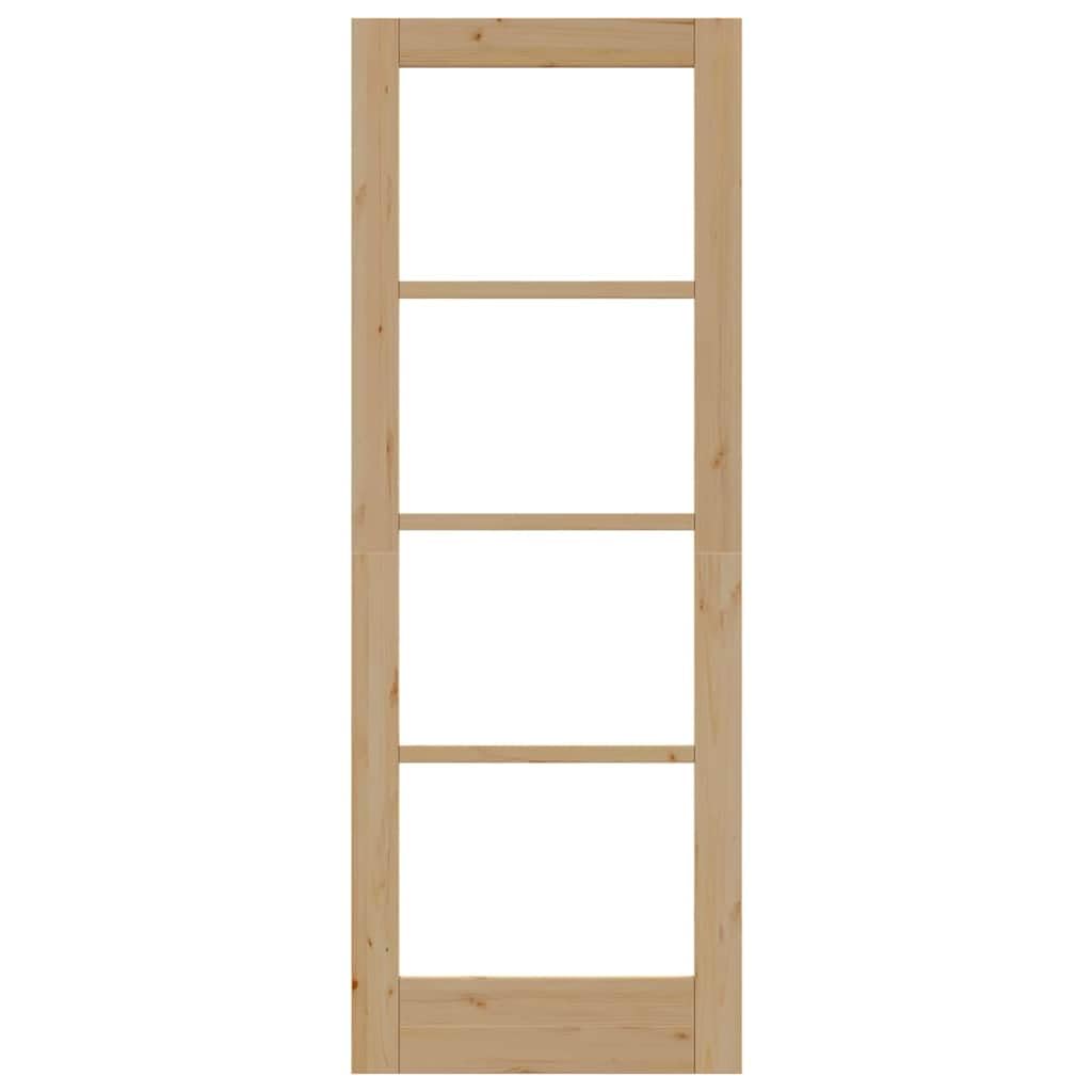 vidaXL Interior Tür ORKDAL Braun 73,5 x 198,5 cm, Elegante Schlafzimmer-Tür, modernes Interieur, robuster Raumteiler, glattes Design für dein Zuhause