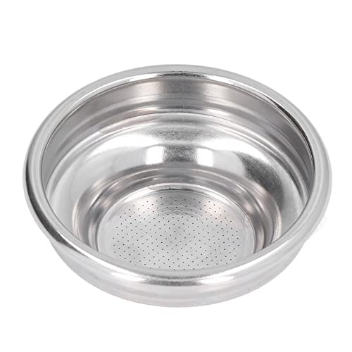 58 Mm Porte-filtre Panier, 1 Tasse Filtre à Café en Poudre pour Cafetière à Paroi Simple, Filtre à Café Poreux en Acier Inoxydable pour Extraction, Accessoires de Machine à Café