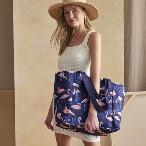 Vera Bradley Women's Recycled Lighten Up Reactive Drawstring Family Tote Bag4