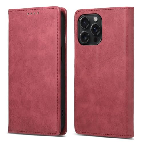 UOWORLD | �݊��iZTE Nubia REDMAGIC 11 ProPlus�Ή� �P�[�X �蒠�^ �X�}�z�P�[�X ���u���X�^���h�@�\�t�� �X�}�[�g�t�H���J�o�[�f�U�C�� (Serenity �J���[�F���b�h RED)