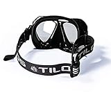 Tilos Scuba Snorkeling Adjustable Elastic Mask Strap, Mask Not Included (Black)