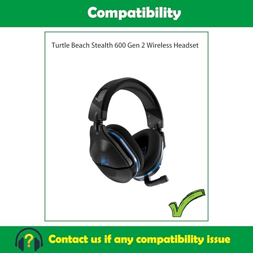 Cooling Gel Earpads de Repuesto para Turtle Beach Stealth 600 Gen 2 Auriculares Inalámbricos Almohadillas para Oídos miniatura 2