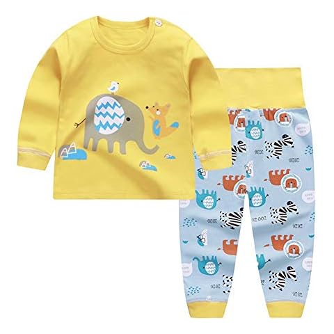 BOBORA Unisex Baby Cotton Pyjamas Set Cover
