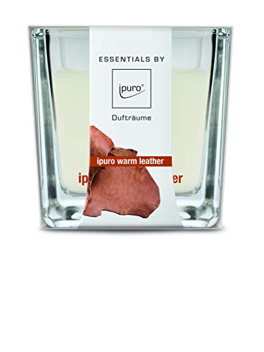 Preisvergleich Produktbild ipuro ESSENTIALS warm leather Kerze, 170g