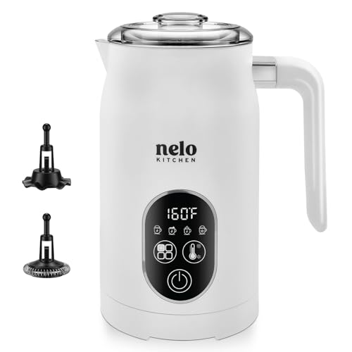 NELO 4-in-1 Electric Milk Frother with Digital Display